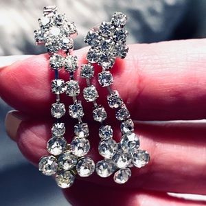 Rhinestone Chandelier Earrings